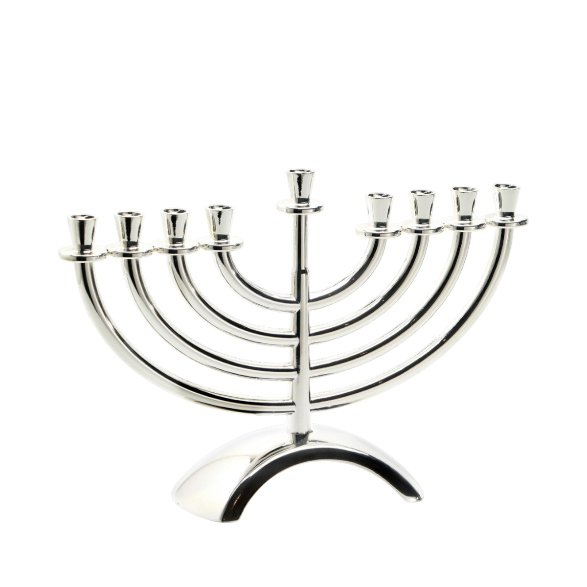 Chanukiah Menorah "Tree" Silver plated metal