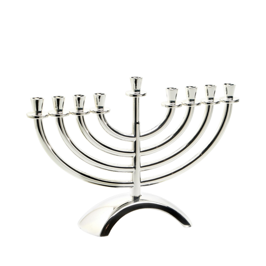 Chanukiah Menorah "Tree" Silver plated metal
