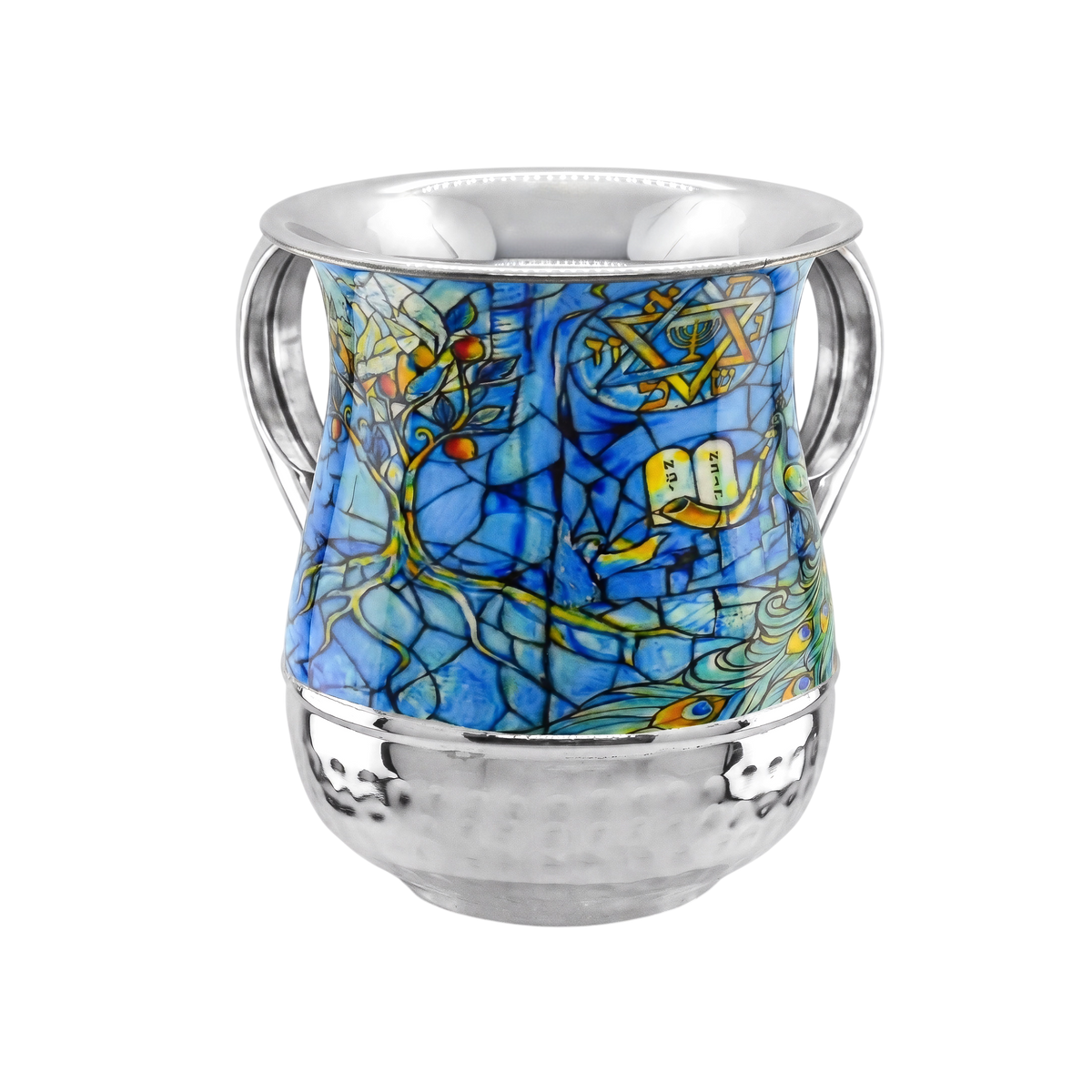 Stainless Steel Washing Cup - Light Blue Vitraj