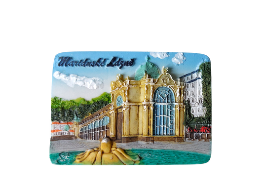 Ceramic Magnet - Mariánské Lázně - Main Colonnade