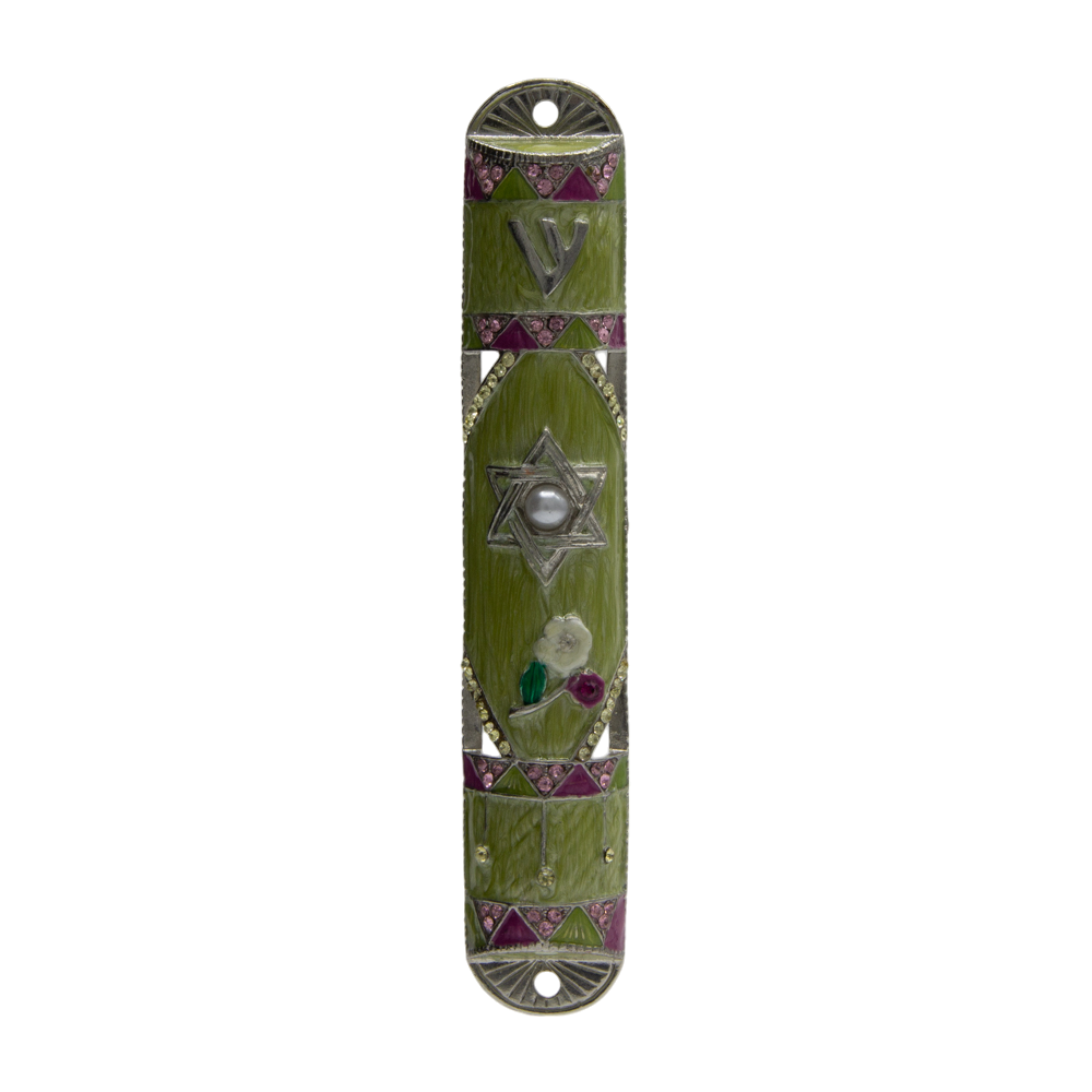 Pearl Petal Mezuzah