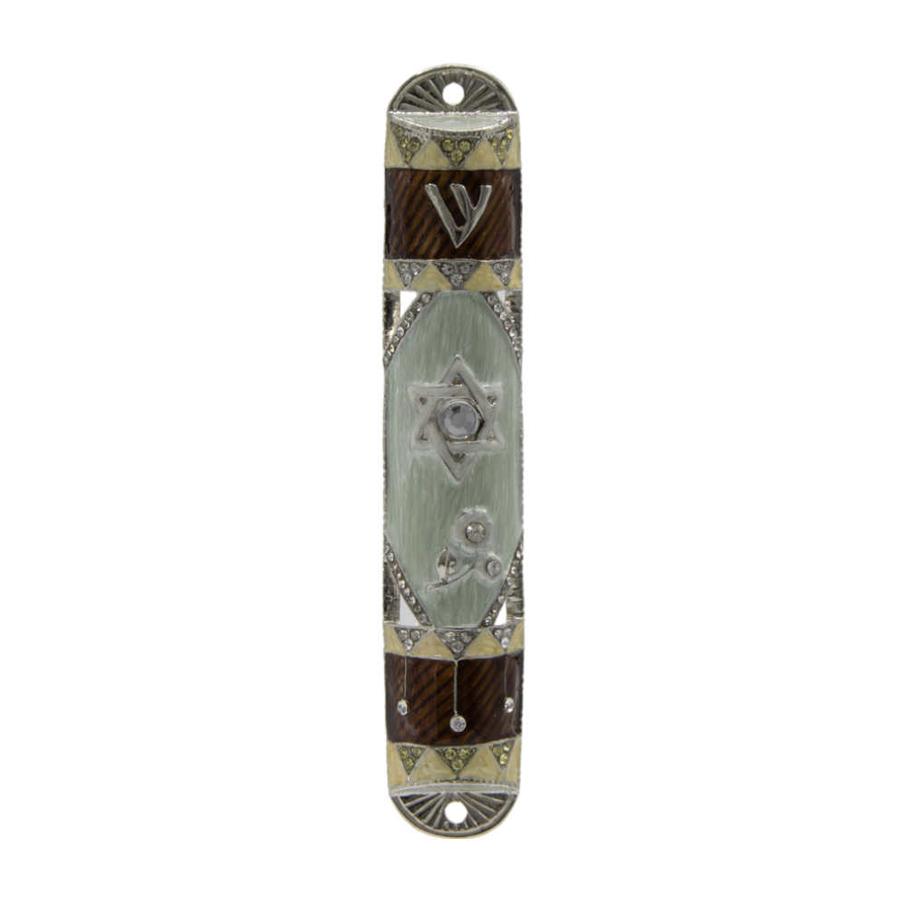 Pearl Petal Mezuzah