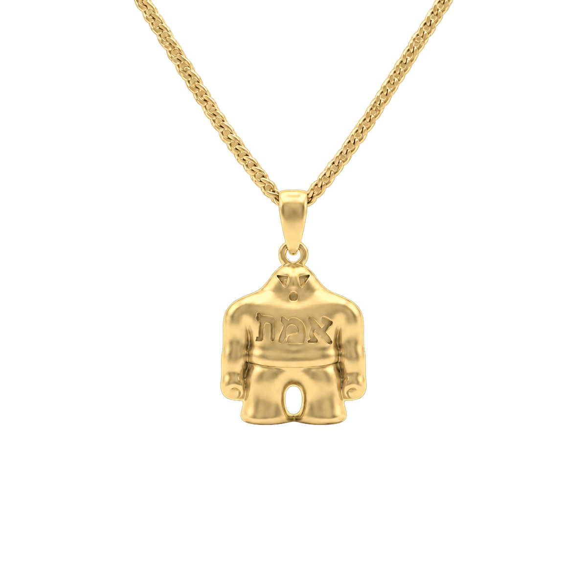 Gold-Plated Necklace Golem - Small
