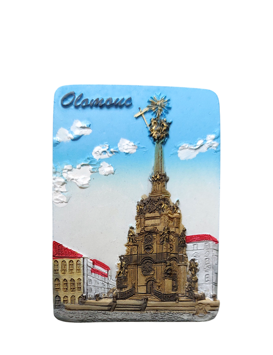 Ceramic Magnet - Olomouc - Holy Trinity Column