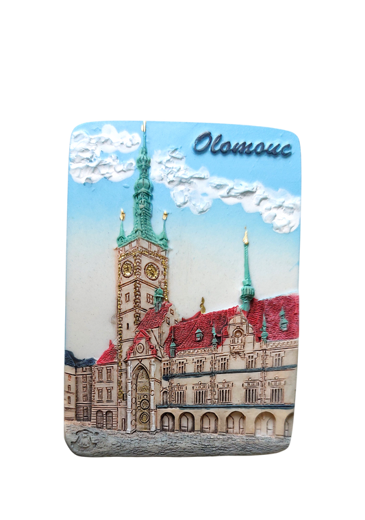 Ceramic Magnet - Olomouc - Town Hall
