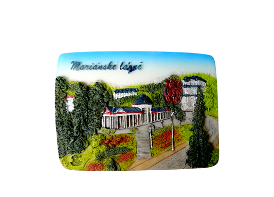 Ceramic Magnet - Mariánské Lázně - Rudolph's Spring