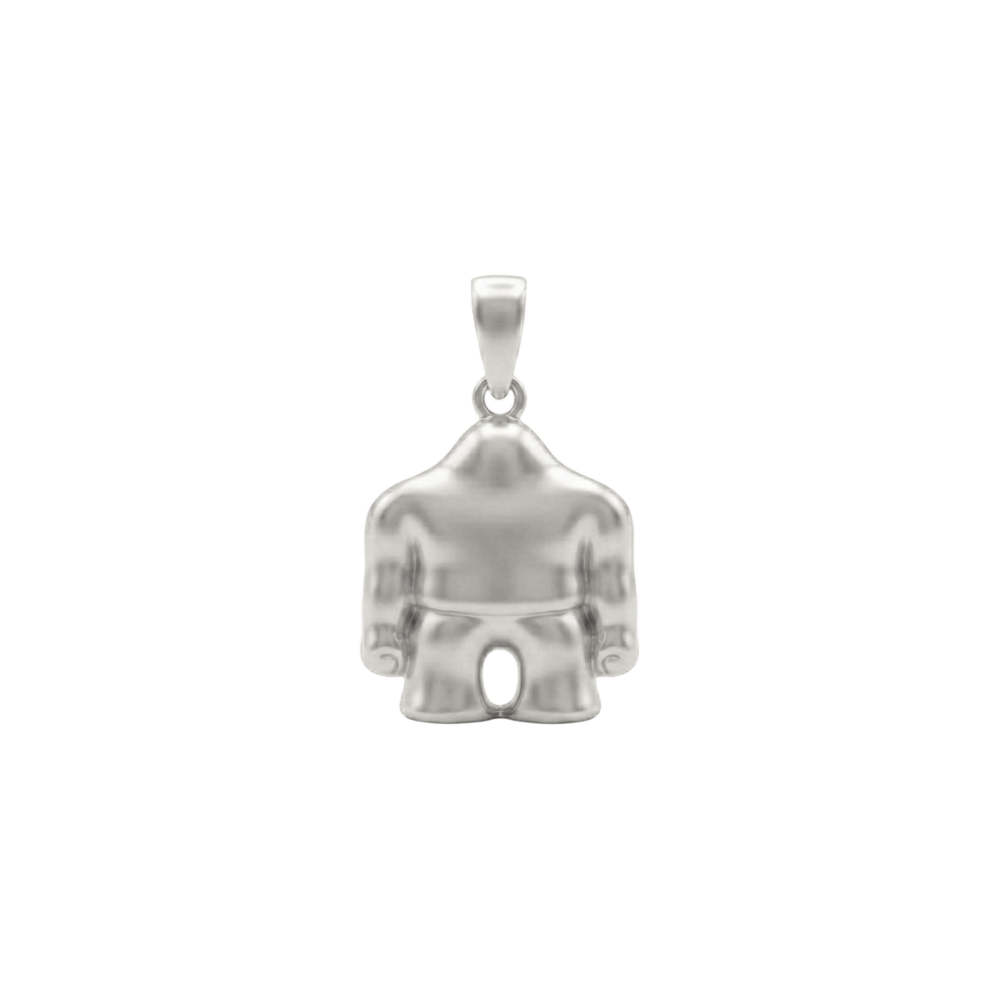 Silver Pendant Golem - Figure