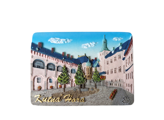 Ceramic Magnet - Kutná Hora - Italian Court