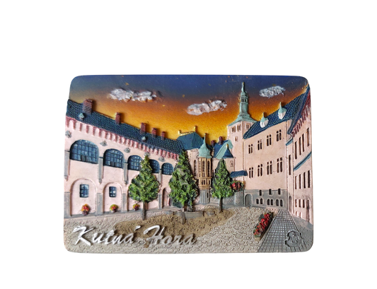 Ceramic Magnet - Kutná Hora - Italian Court
