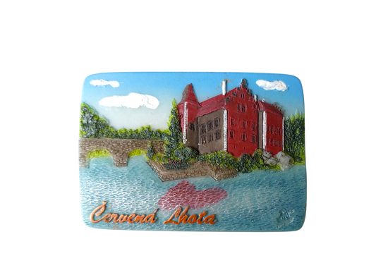 Ceramic Magnet - Červená Lhota Castle