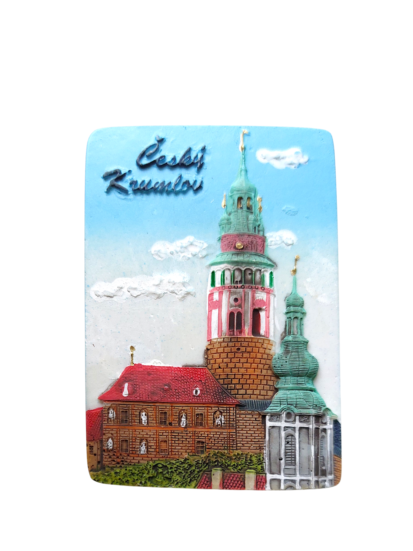 Ceramic Magnet - Český Krumlov – Castle Tower