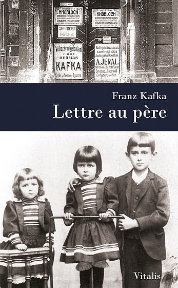 Book cover with sepia-toned historic photo of three children in vintage clothing below a dark blue banner reading "Franz. - English - Prague Judaica