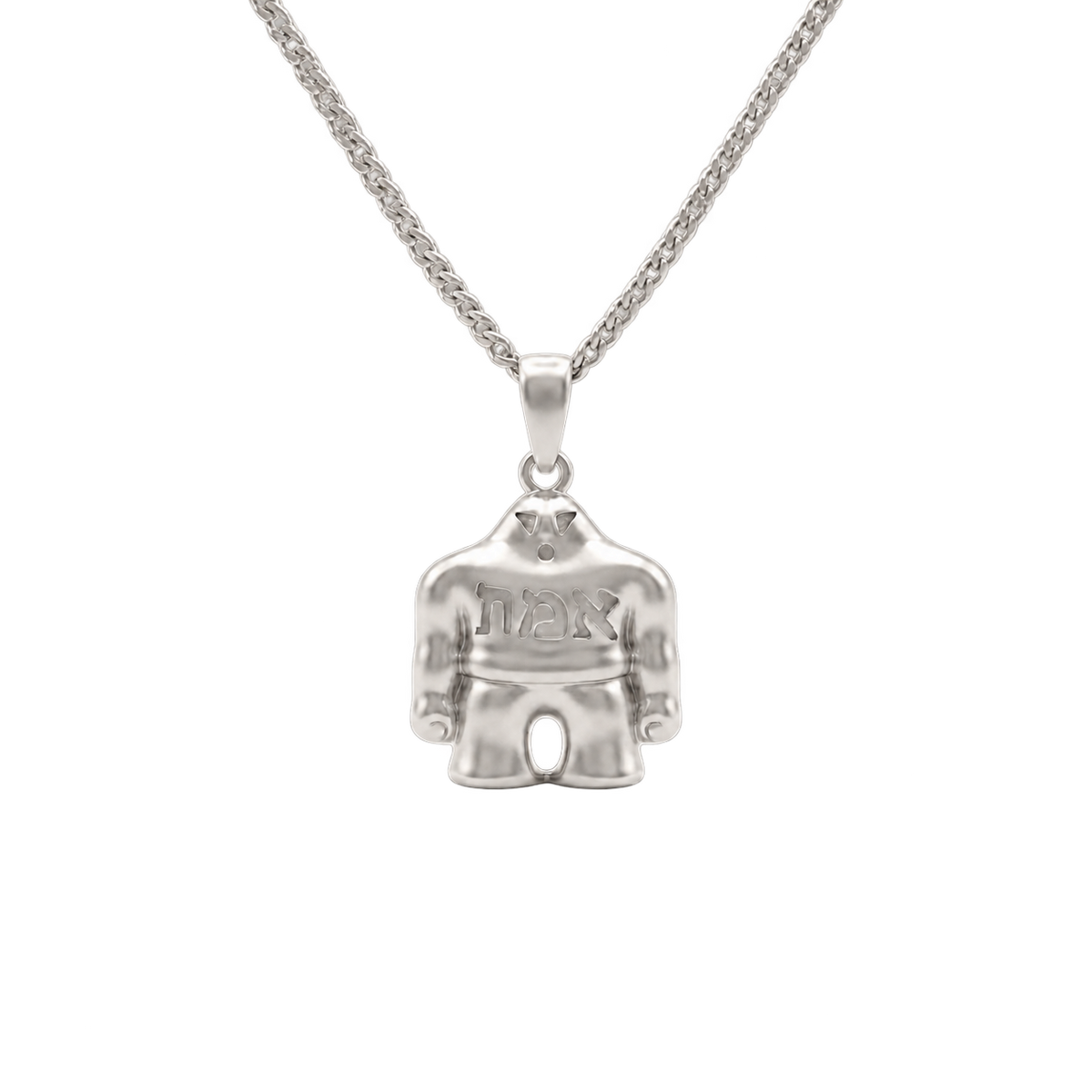 Silver Necklace Golem - Small
