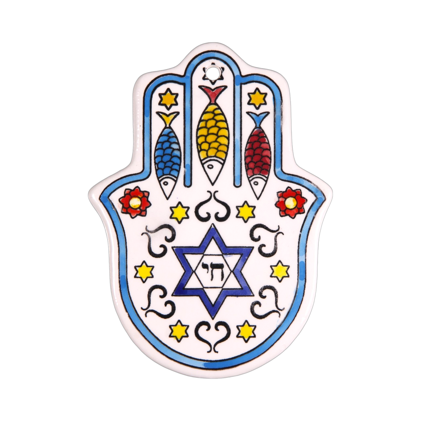 Armenian ceramic Hamsa - Symbols