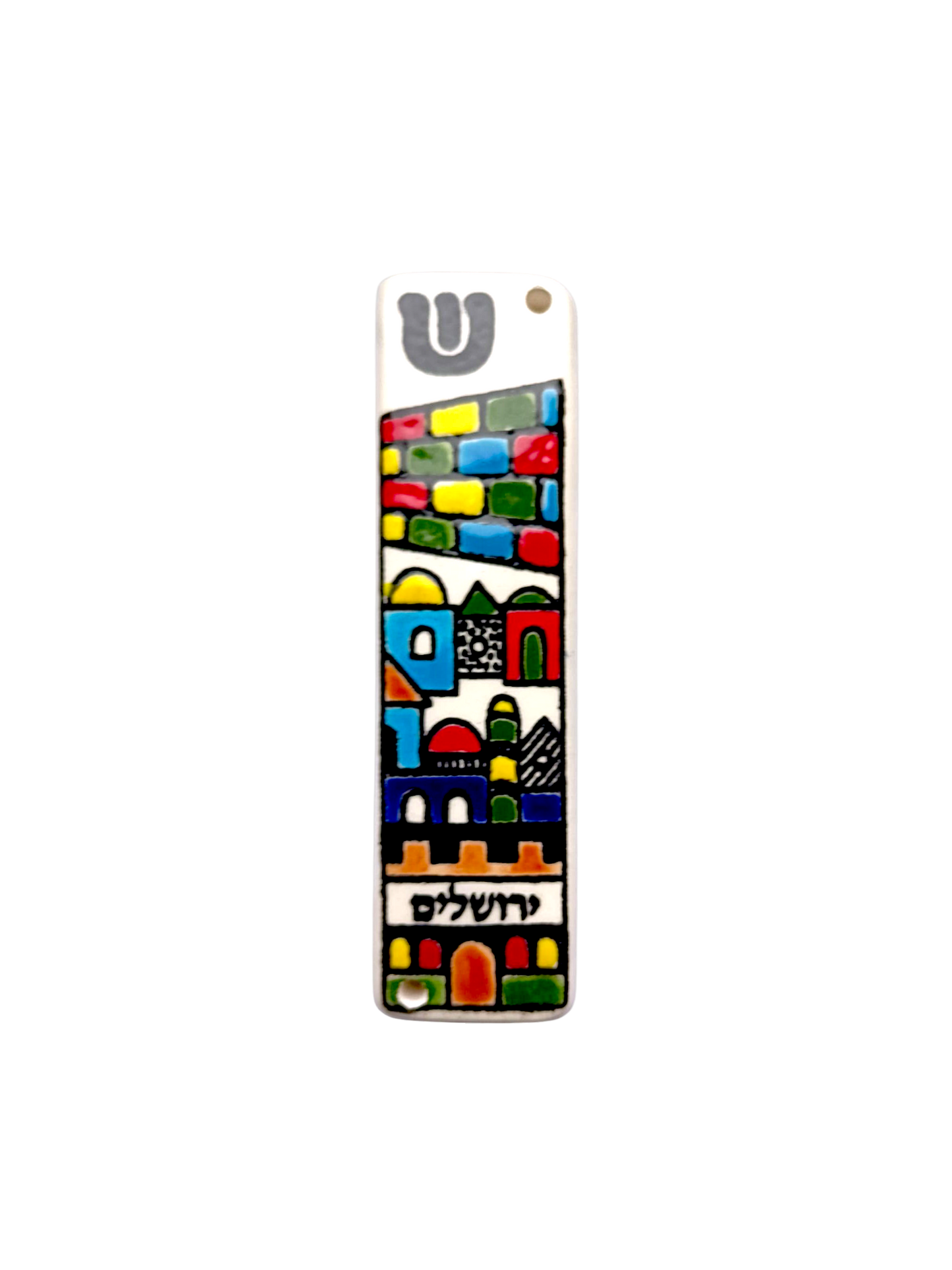 Armenian ceramic Mezuzah - Jerusalem