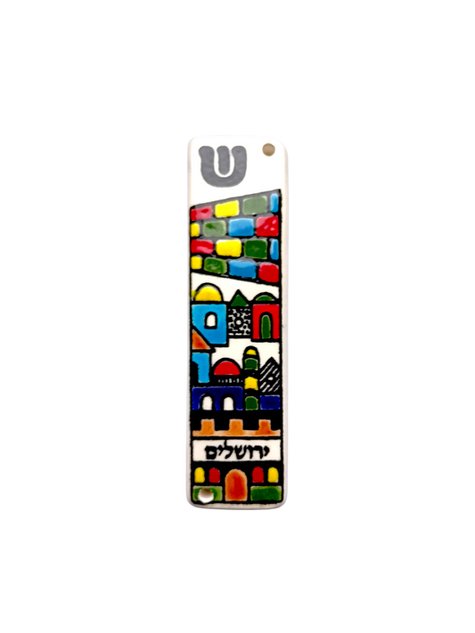 Armenian ceramic Mezuzah - Jerusalem