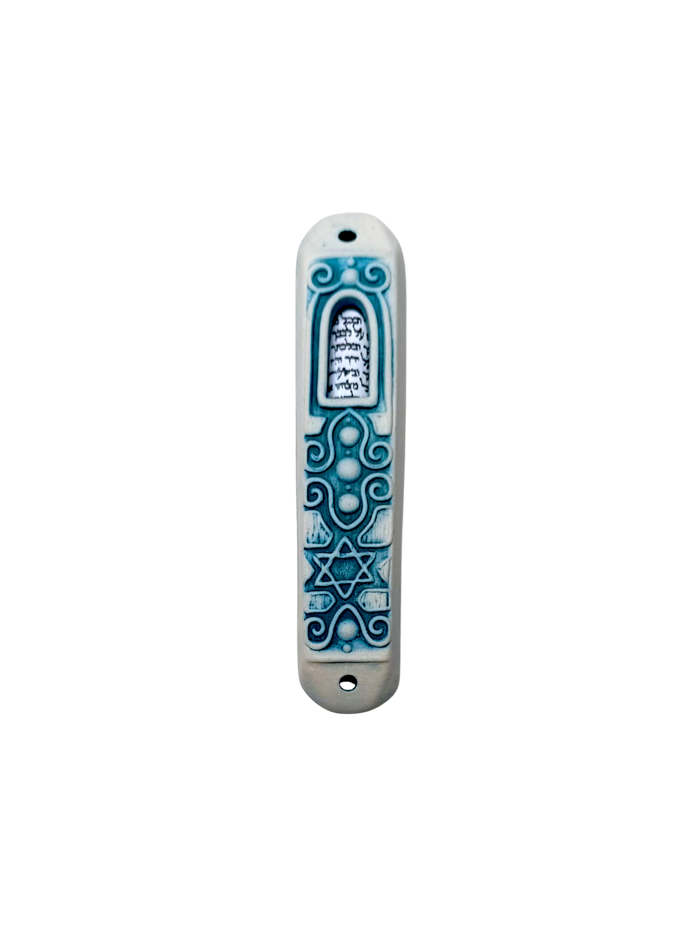 Ceramic Mezuzah - Ornamental motif - 5 variants