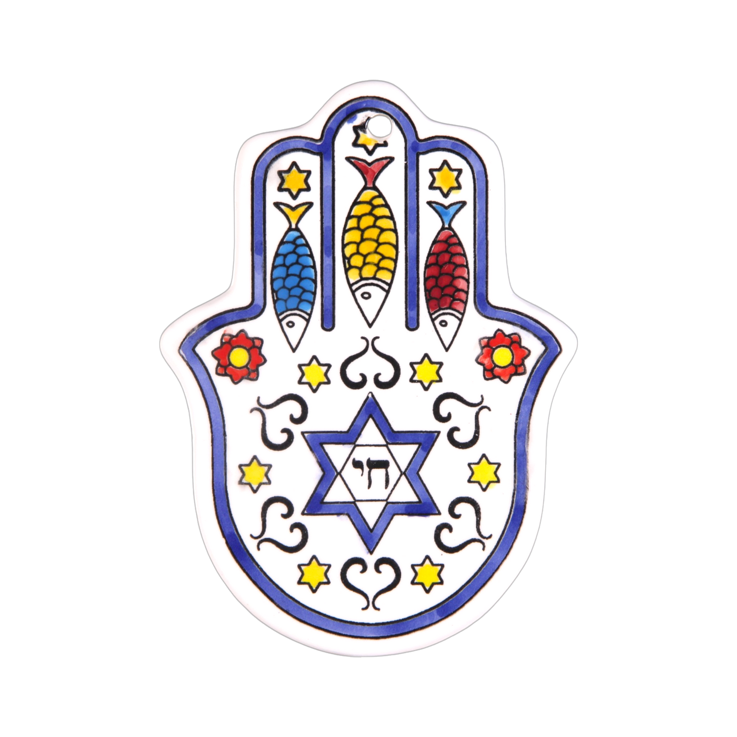 Armenian ceramic Hamsa - Symbols