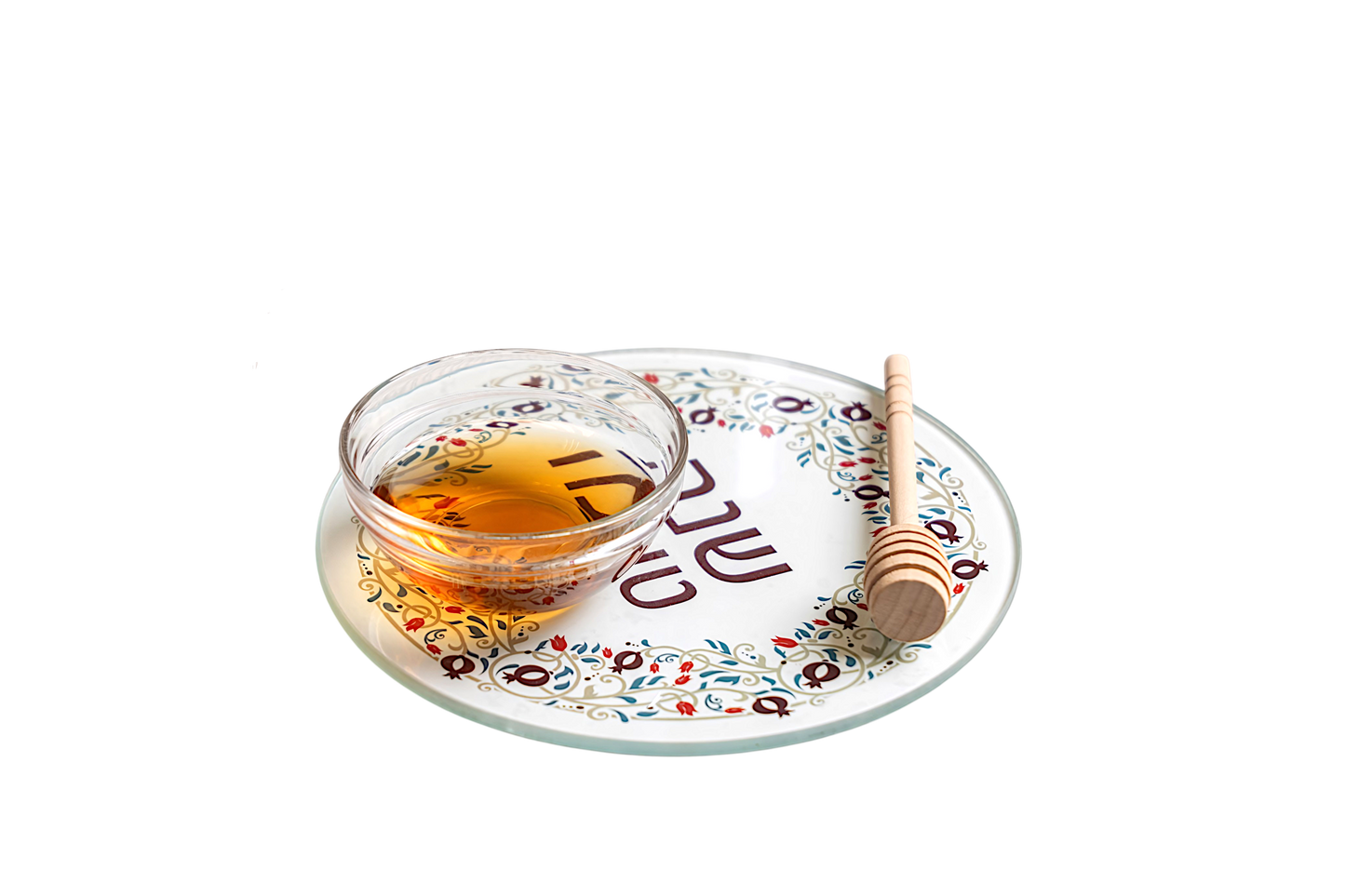 Glass Set for serving Tapuach bi-dvaš