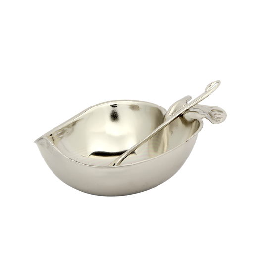 Nickel Honey Dish - Pomegranate