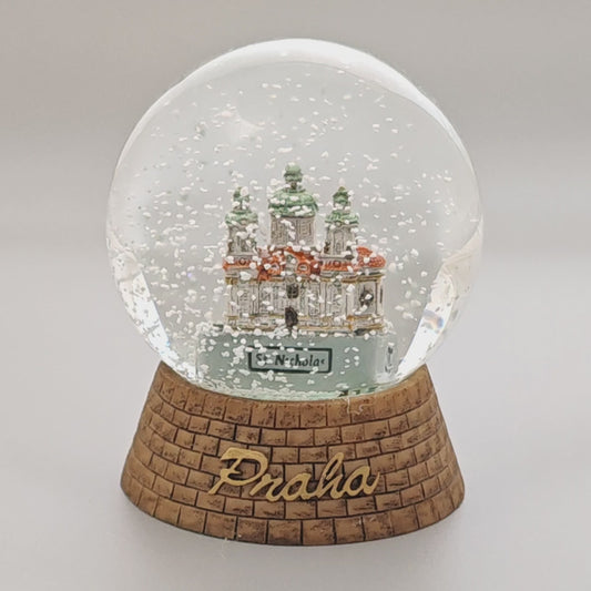 Snow Globe - St. Nicholas Church at the Old Town Square