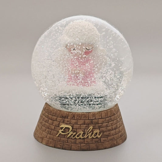 Snow Globe - Angel from Prague - Pink