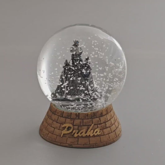 Snow Globe - Infant Jesus of Prague - Silver