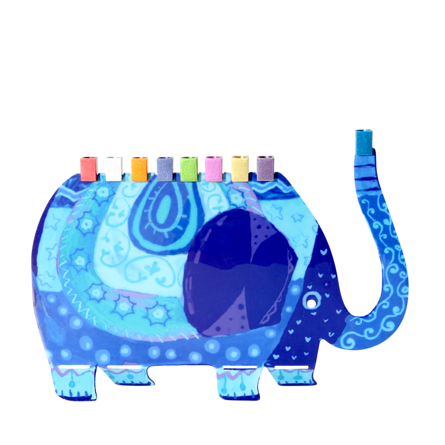 Chanukový svícen Emanuel - slon