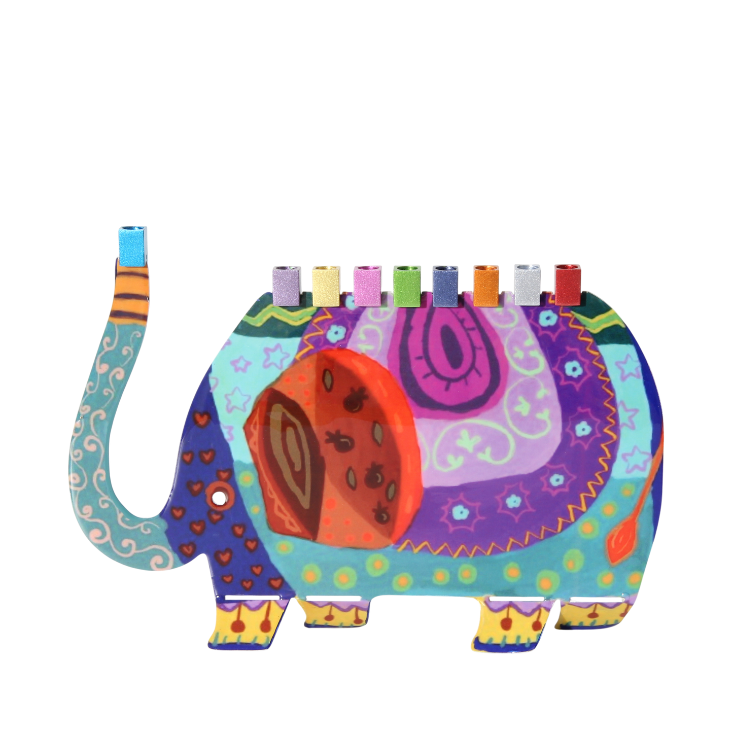 Chanukový svícen Emanuel - slon