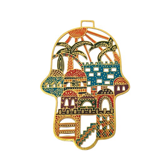 Etching Hamsa Emanuel - Jerusalem