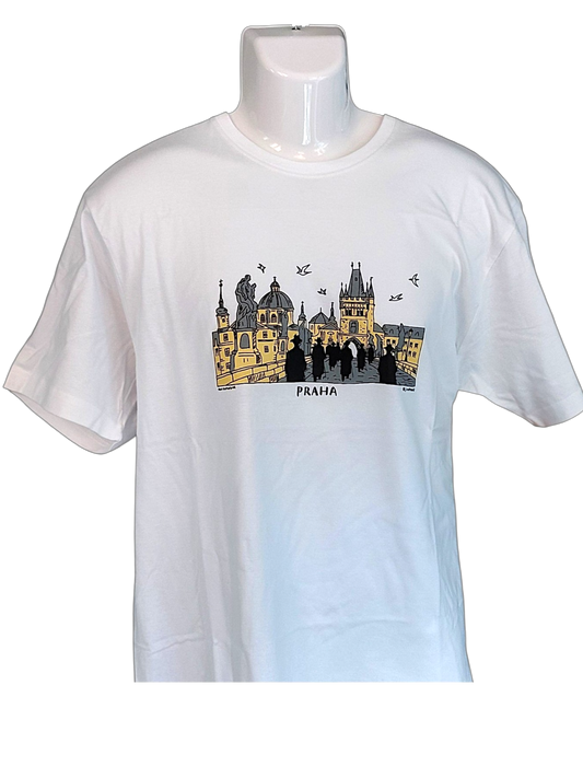 Franz Kafka Walking T-Shirt - White