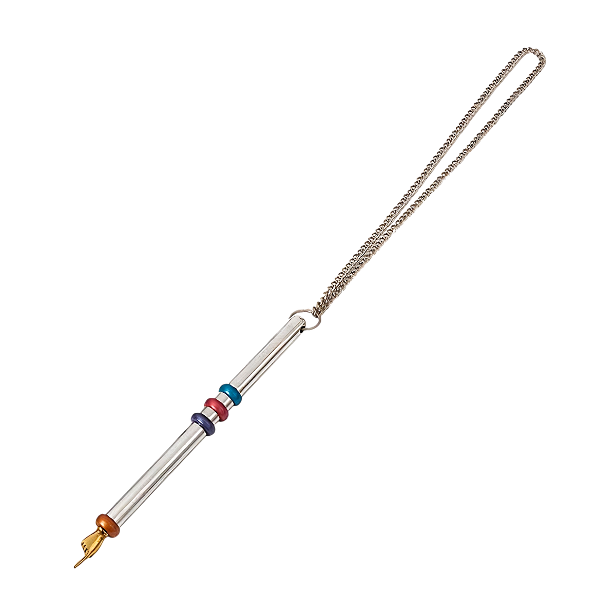 Emanuel Torah Pointer - 3 Multicoloured Rings