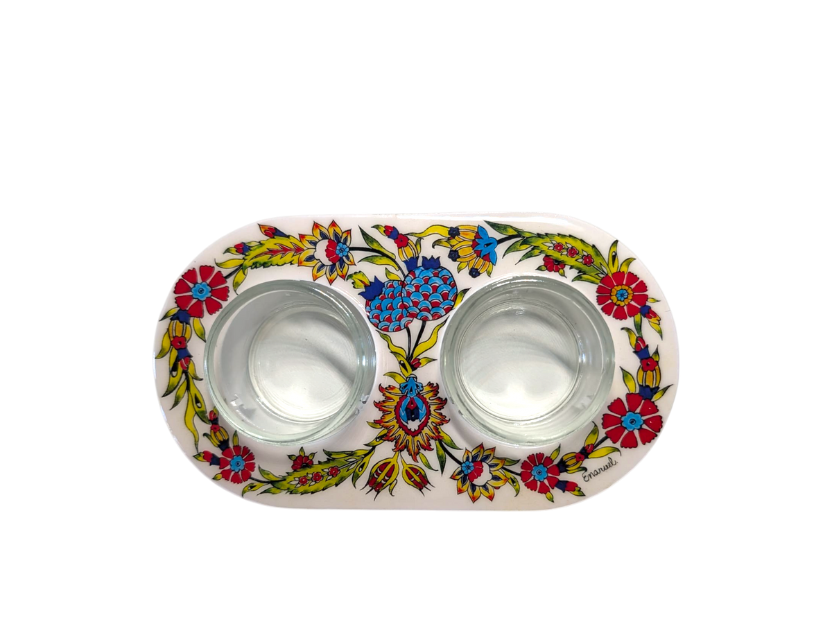 Shabbat Candle Holders Emanuel for Tea Light Candles