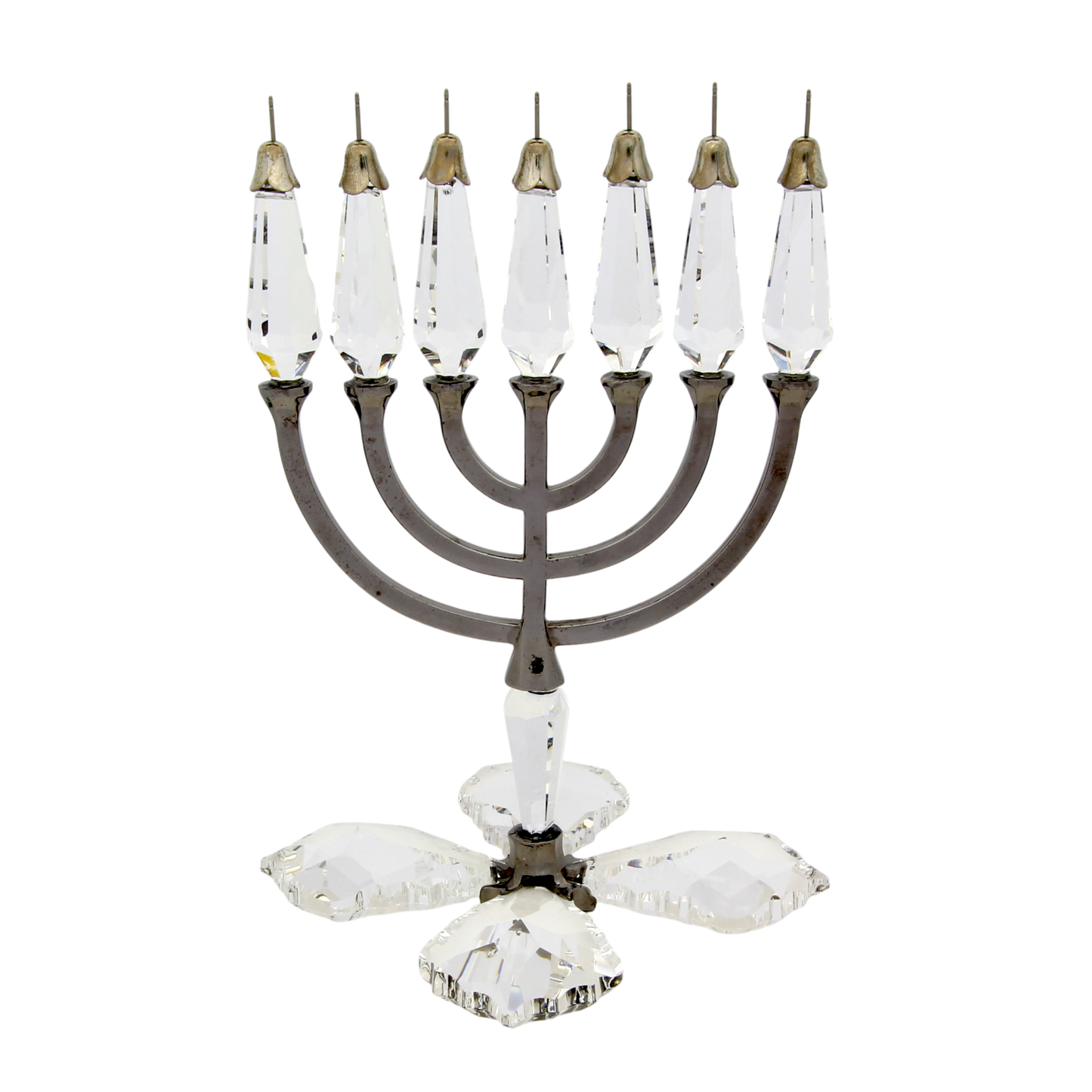 Křišťálová Menora - Antracit