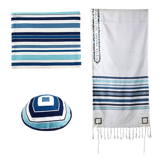 Talitový set Emanuel - Moderní Talit - Jeruzalém