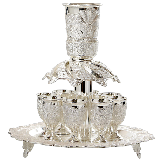 Silver Plated Filigree Wine Divider