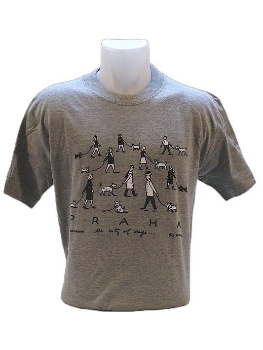 T-shirt Prague City of dogs
