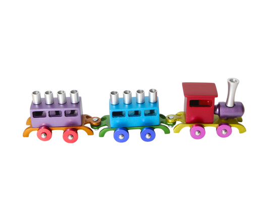 Chanukiah Menorah Emanuel - Multicolour Train