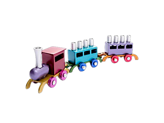 Chanukiah Menorah Emanuel - Multicolour Train