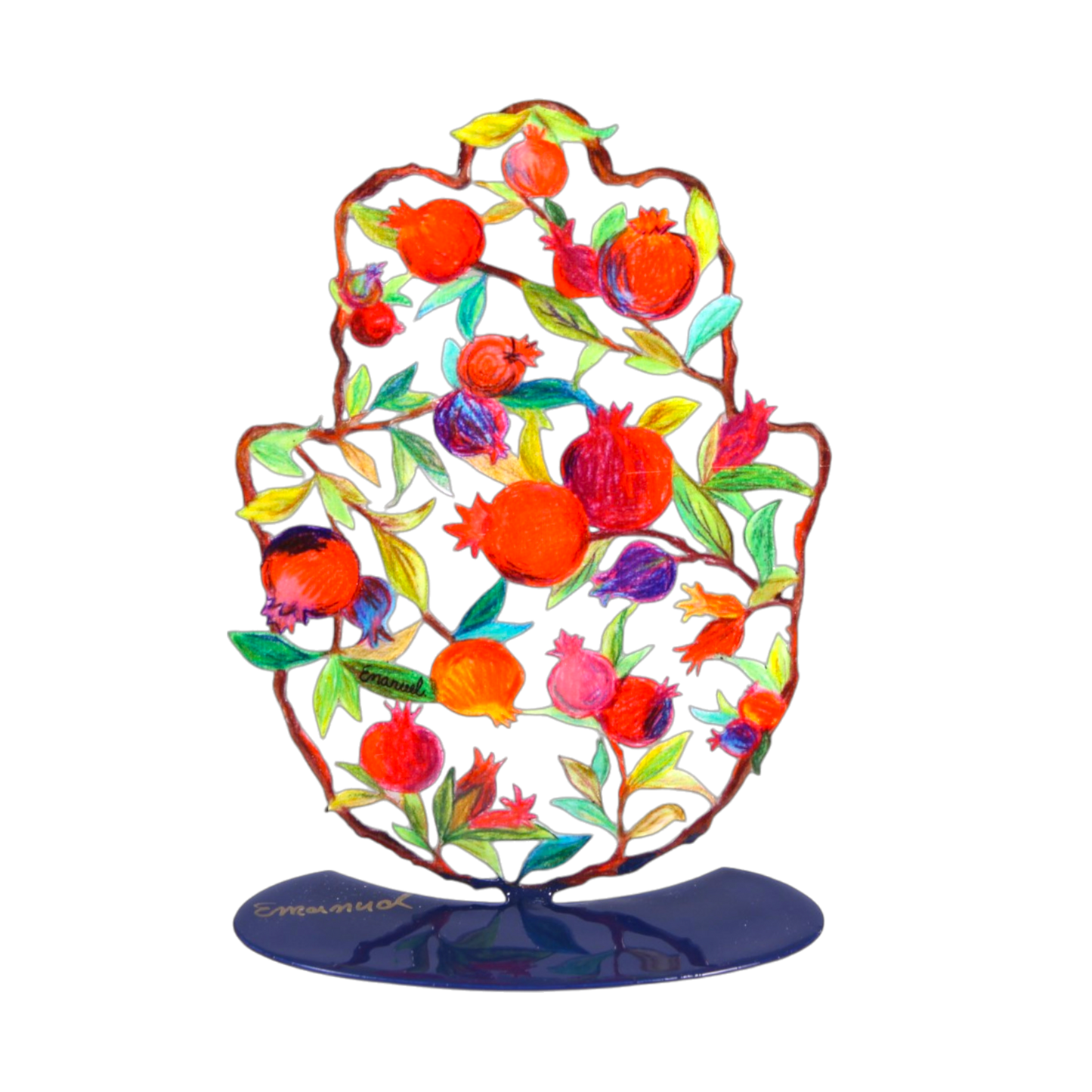 Hamsa standing Emanuel - medium - Pomegranate