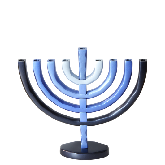 Chanukiah Menorah Emanuel - Blue