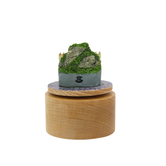 Otočná hrací skříňka - miniatura Mlýnské kolonády v Karlových Varech