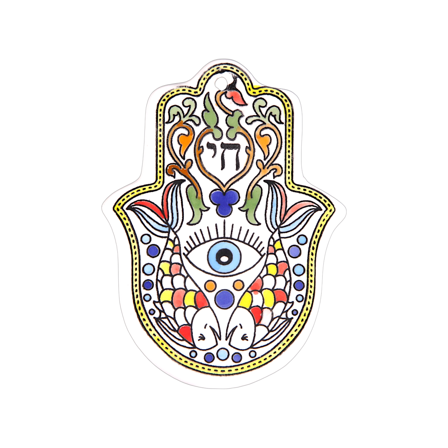 Armenian ceramic Hamsa - Symbols